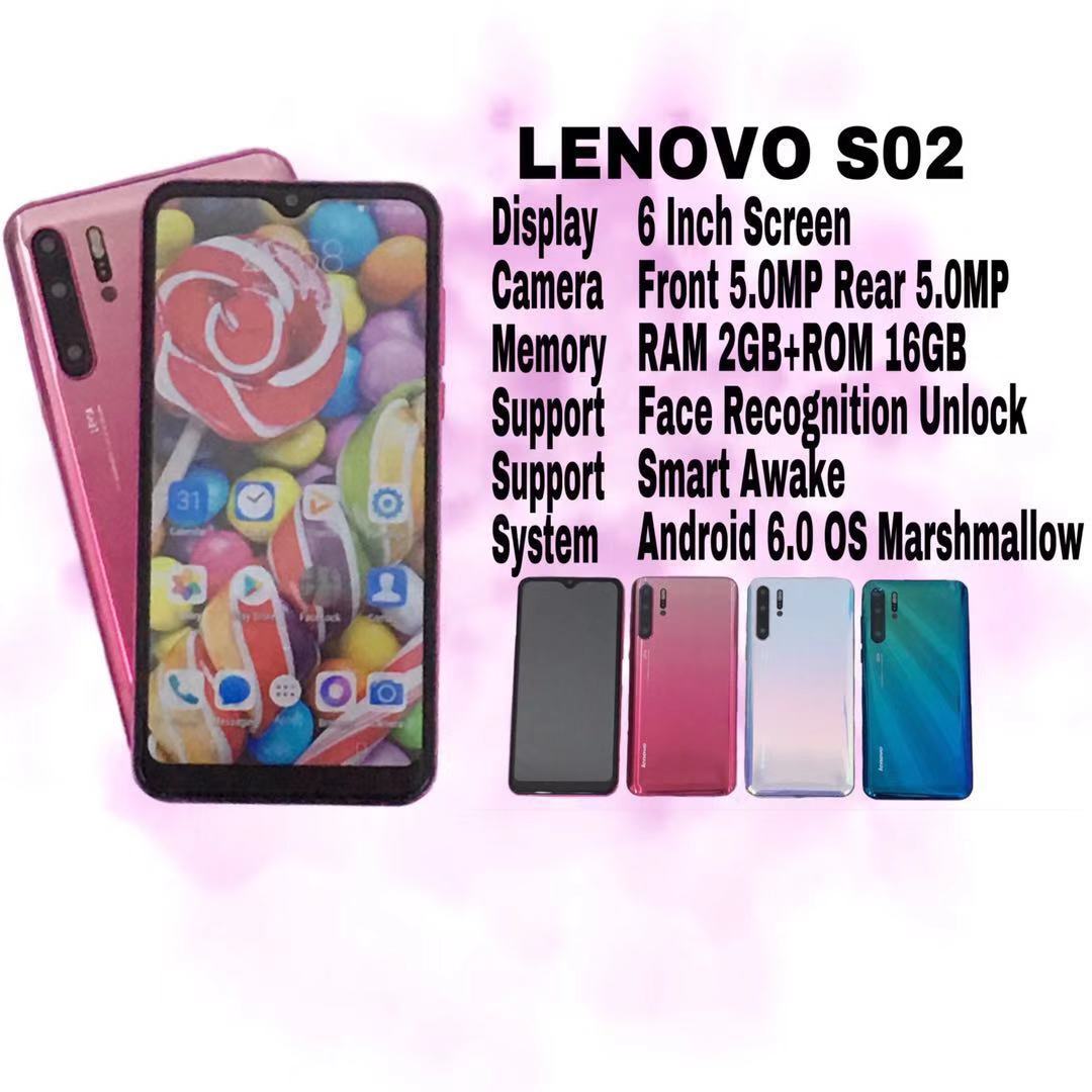 (PINK)LENOVO S02 2+16GB ANDROID PHONE(READY STOCK)